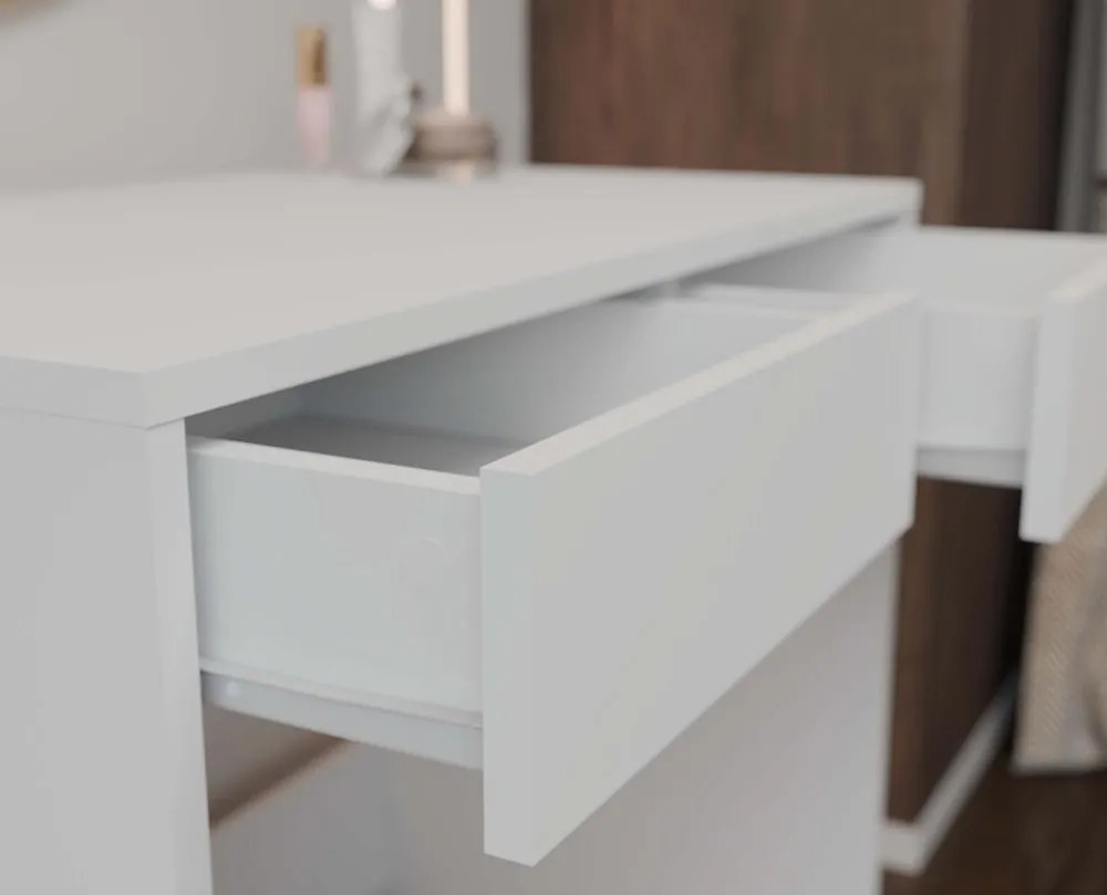 Toaletní stolek Marina 2S 81 cm bílý
