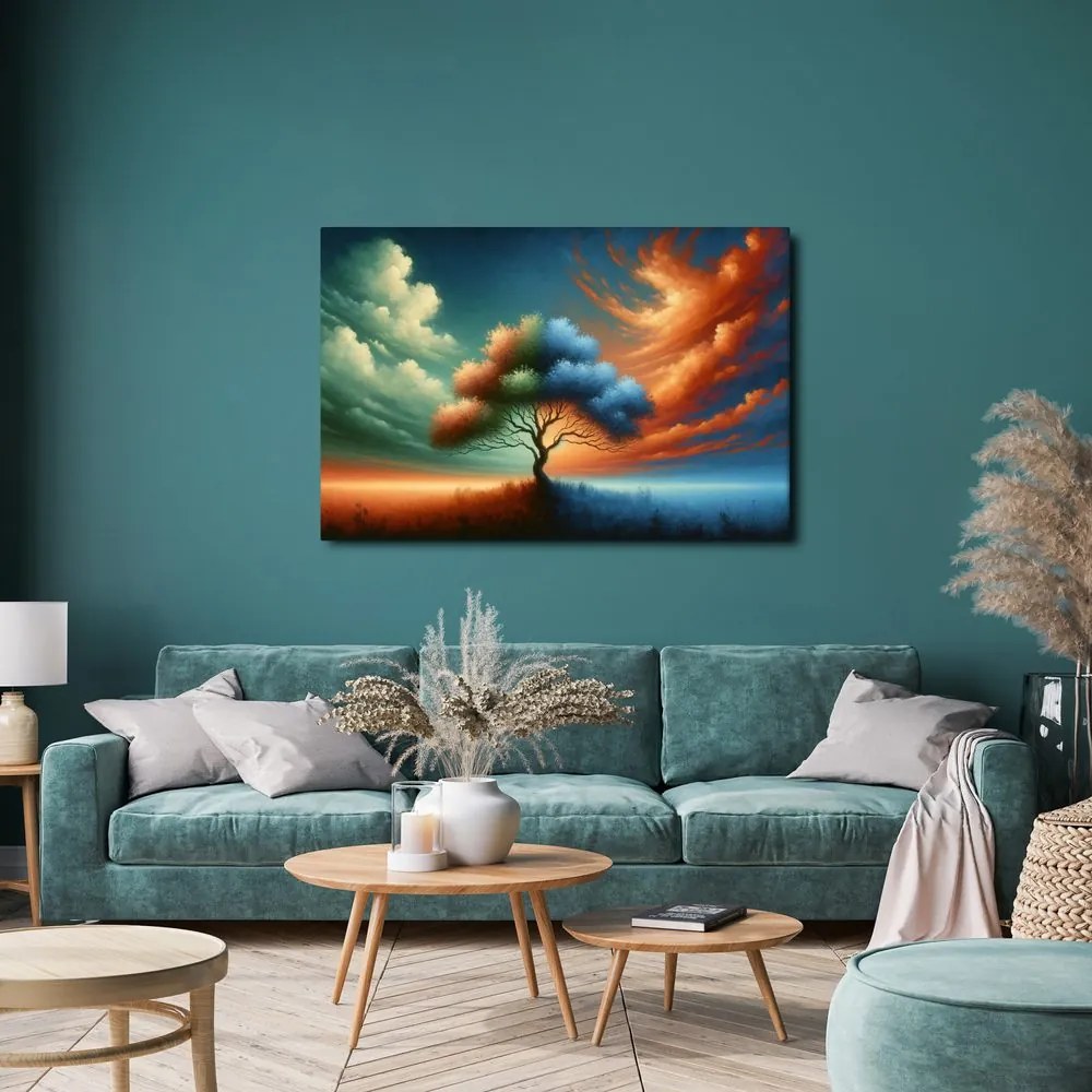 Obraz strom života vo farebnom víre