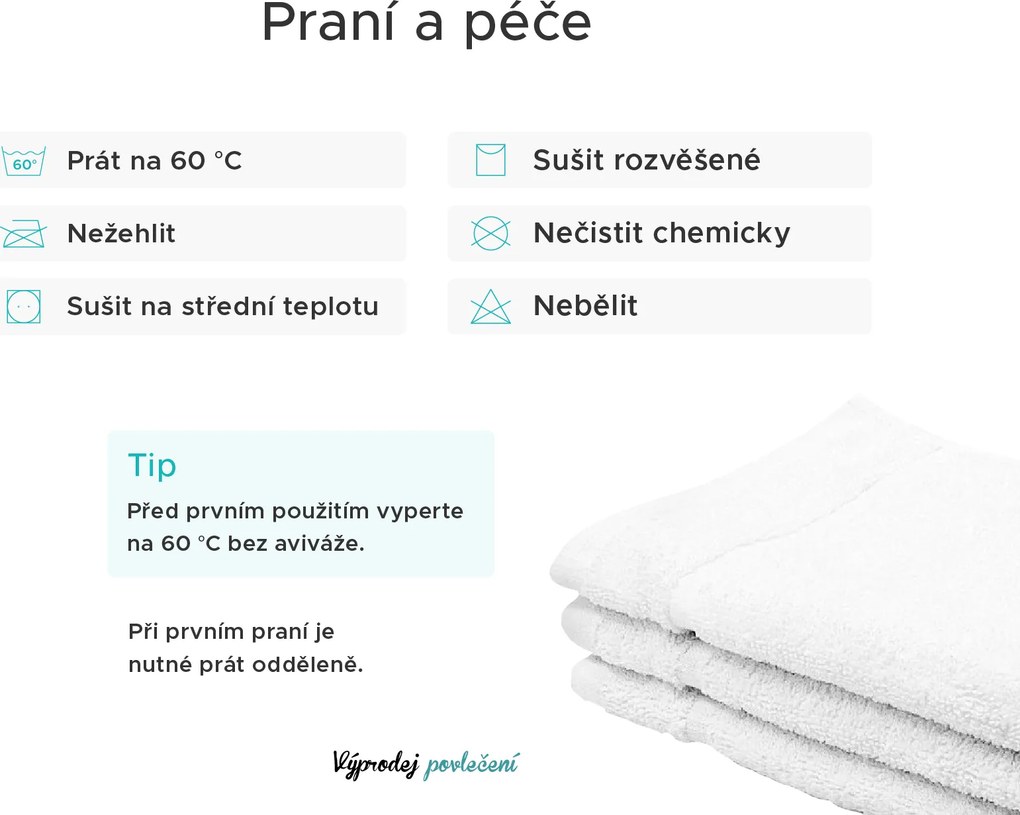 Uterák Classic malý béžový 30x50 cm, 100% bavlna
