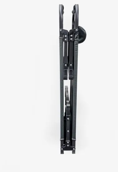 Skladacie kempingové ležadlo s matracom šedá