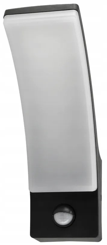 BERGE LED nástenné svietidlo 12W - 800lm - vonkajšie s pohybovým čidlom
