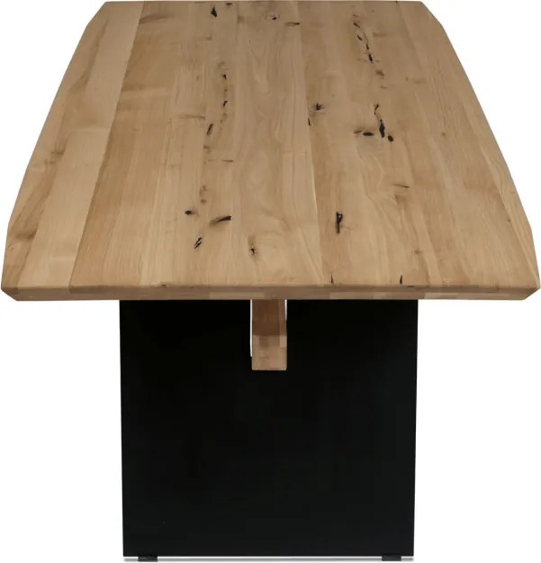 Jedálenský stôl 200x100 cm DS-M200 DUB dub / čierne nohy