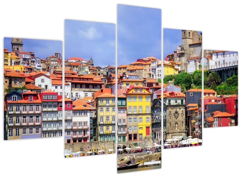 Obraz - Ribeira, Portugalsko (150x105 cm)