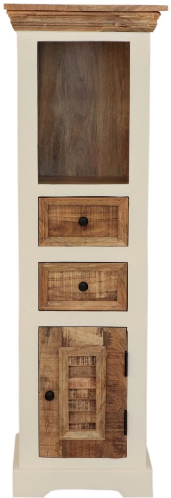 furniture-nabytek.cz - Skrinka do kúpeľne 40 cm z dreva manga 40x130x35