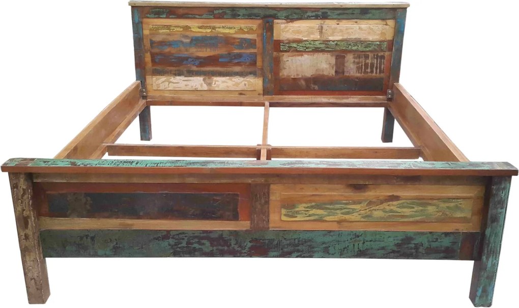 Bighome - Posteľ OLDBOAT 180x220 cm - viacfarebná