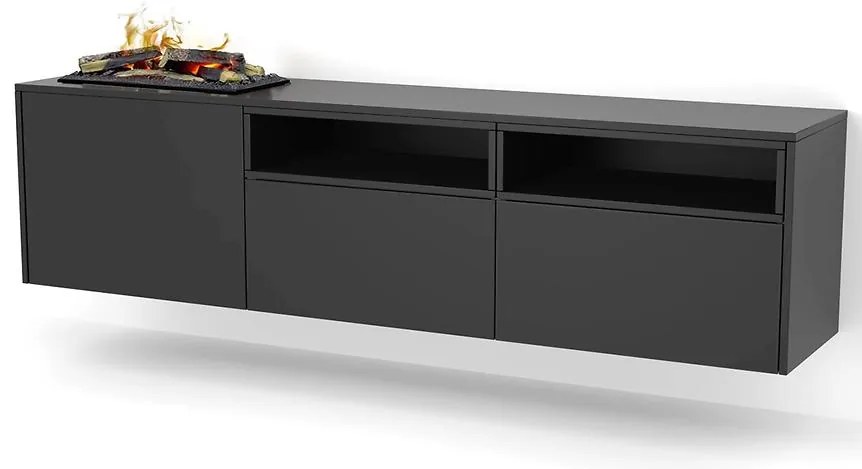 Elektrický krb Tecero Cassette 400/600 čierny