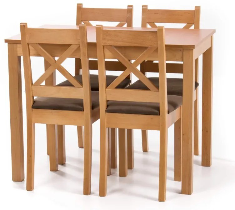 Jedálenský komplet VITO 1+4 jelša