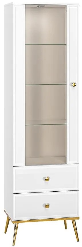 Vitrína Goldin 02 biela