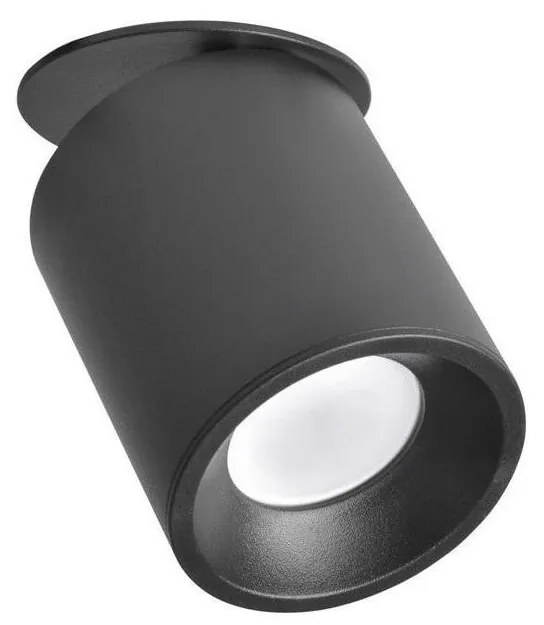 Podhľadové bodové svietidlo HARON 1xGU10/10W/230V čierna