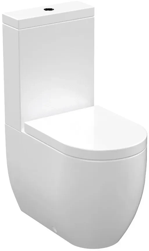 Kerasan Kerasan, FLO WC kombi, spodný/zadný odpad, biela, WCSET11-FLO