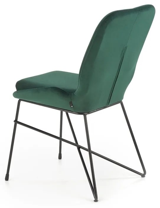 Halmar Jedálenská stolička K454 - tmavě zelená