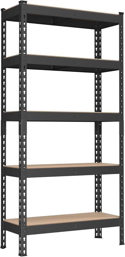Dílenský regál Paraf 75 cm černý/hnědý