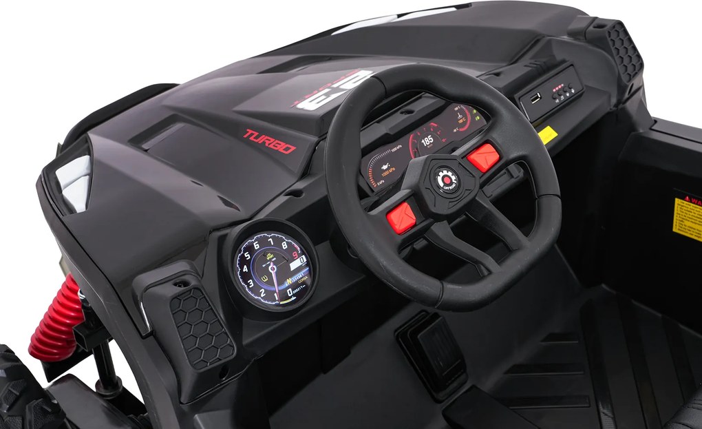 Ramiz Elektrická bugina TURBO 23 pre deti čierna