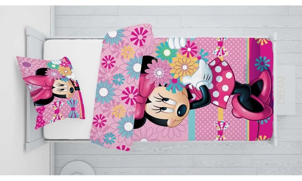 Bavlnená detská obliečka na jednolôžko 140x200 cm Minnie – Jerry Fabrics