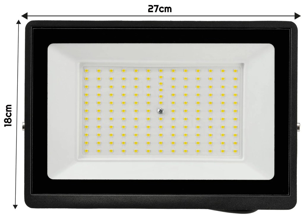BERGE LED reflektor 100W - 2v1 - neutrálna biela