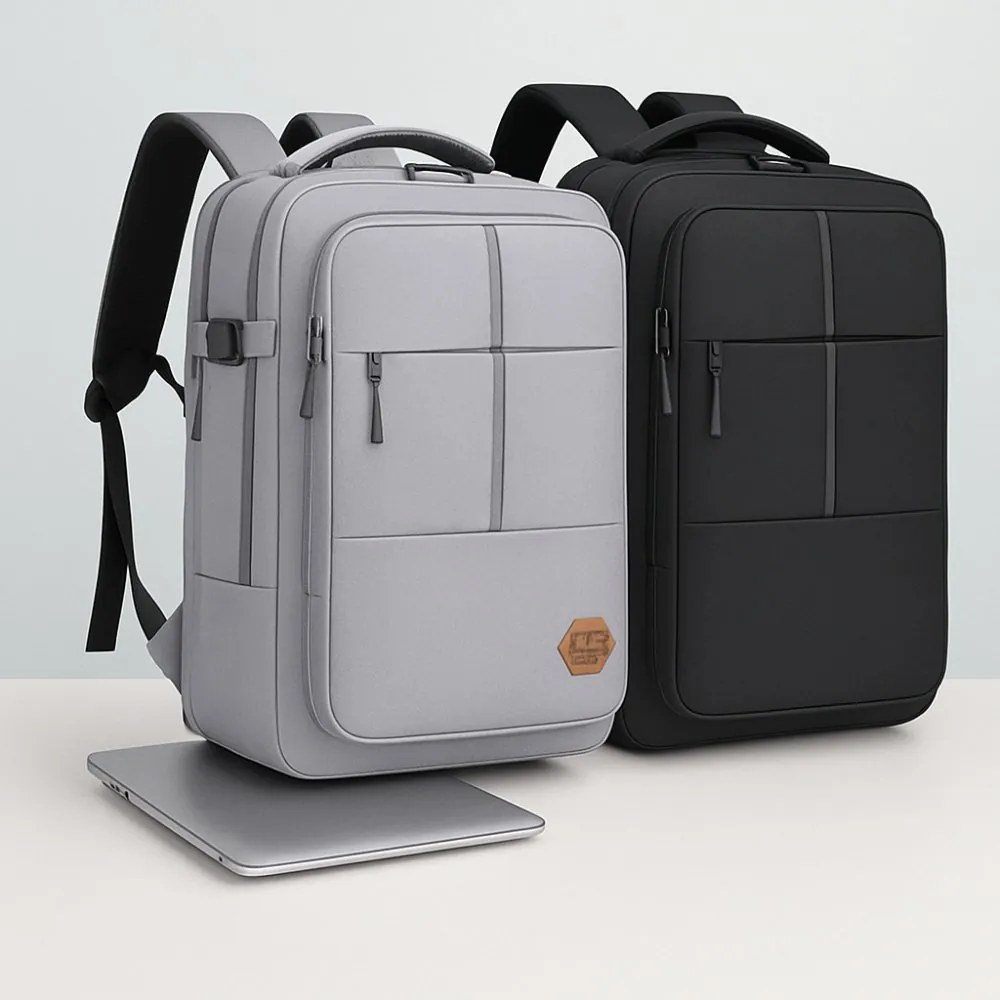 Vodoodolný batoh do školy, na cestovanie a šport sivá