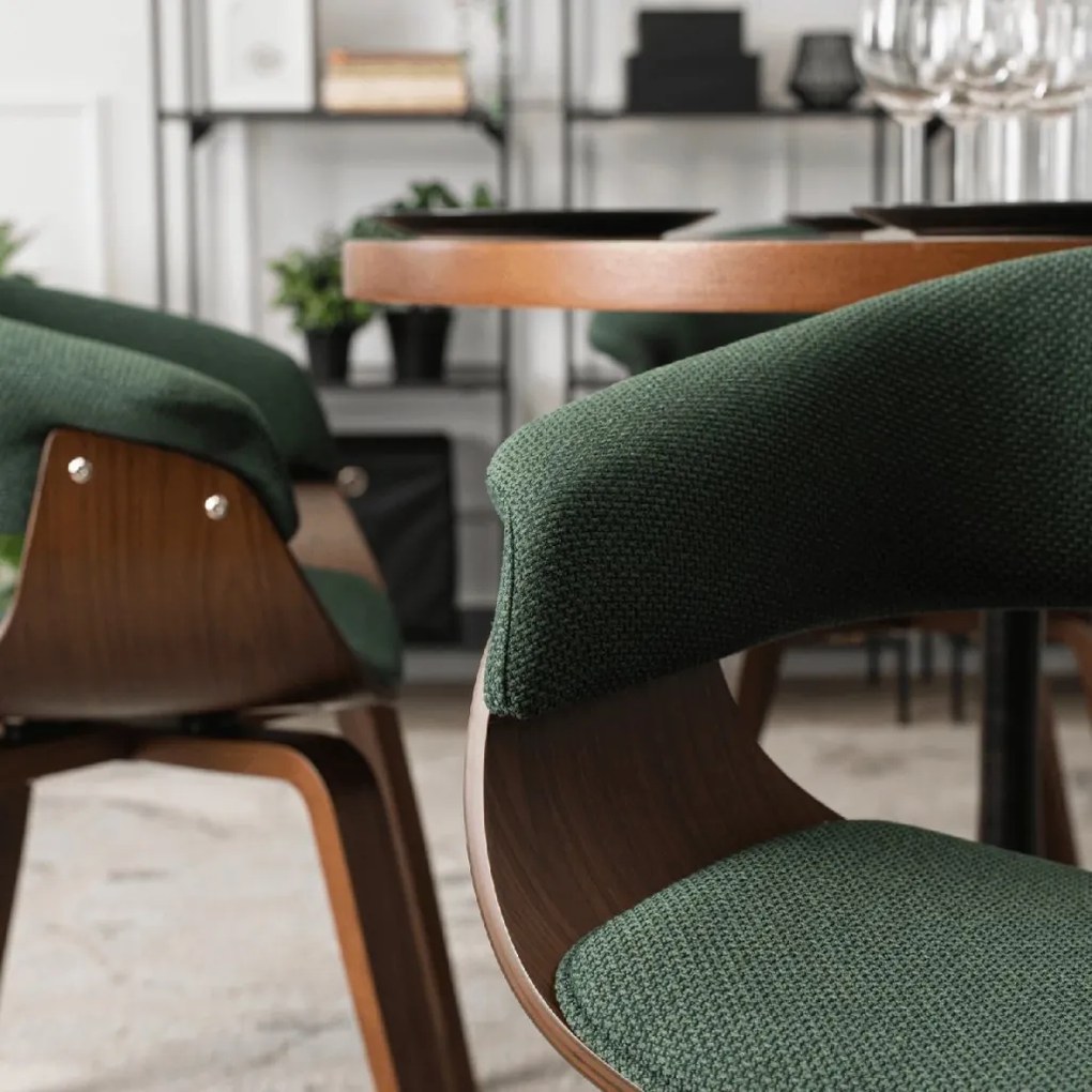 PROXIMA.store - Čalúnená stolička GARY FARBA: zelená