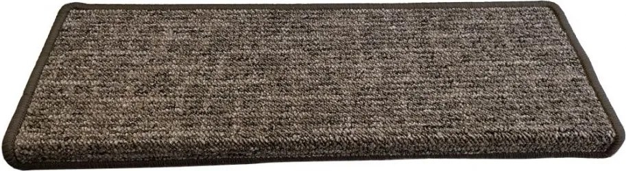 Nášľapy na schody Alassio hnedé obdĺžnik, samolepiaci - 25x80 obdĺžnik (rozmer vrátane ohybu) Vopi