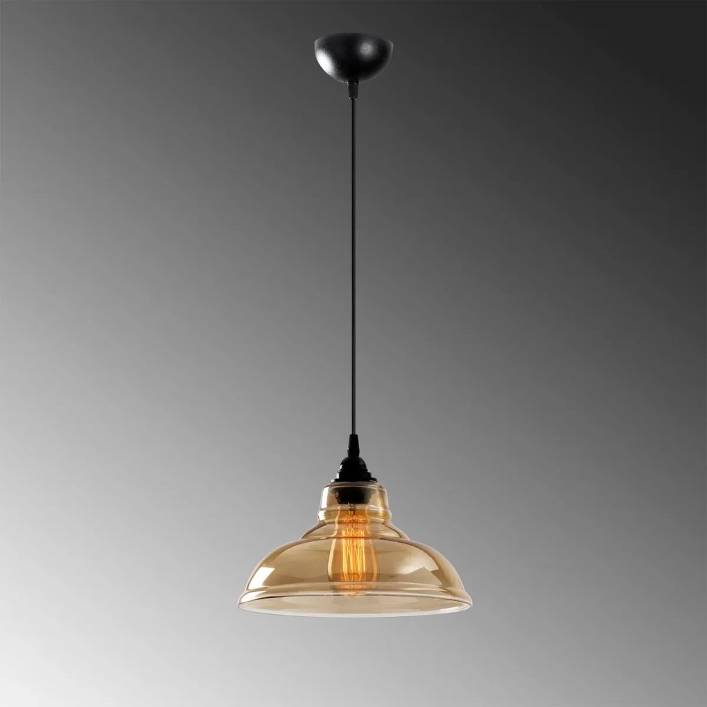 Závesné svietidlo Dilberay VI čierne