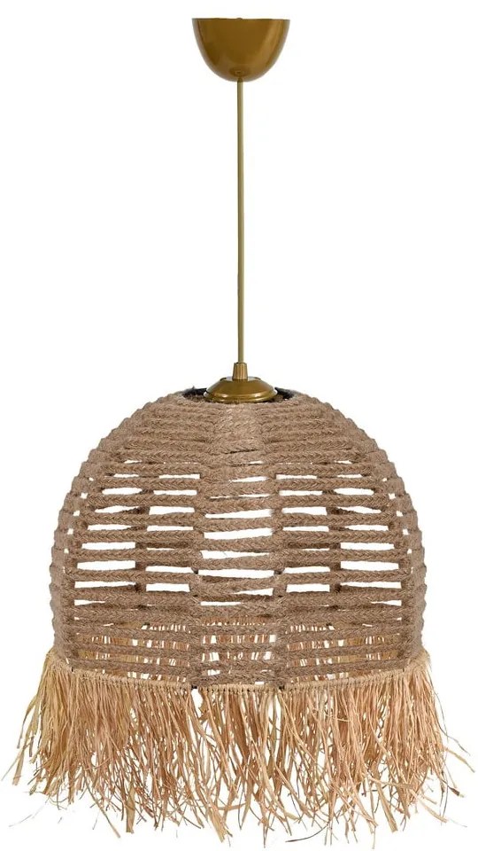 Svetlohnedé závesné svietidlo ø 30 cm – Opviq lights