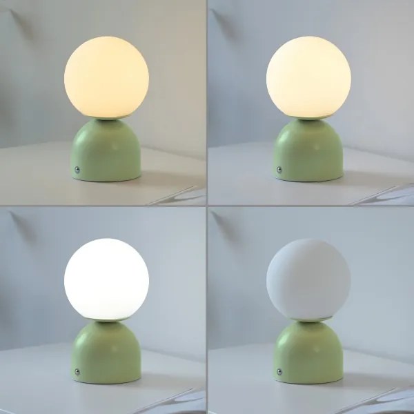 Schöner Wohnen 19218-43 - LED stmievateľná stolná lampa RUDI LED/1,2W/5V zelená