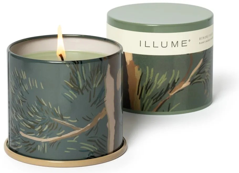 Vonná sviečka doba horenia 50 h Hinoki Sage - ILLUME x Bloomingville