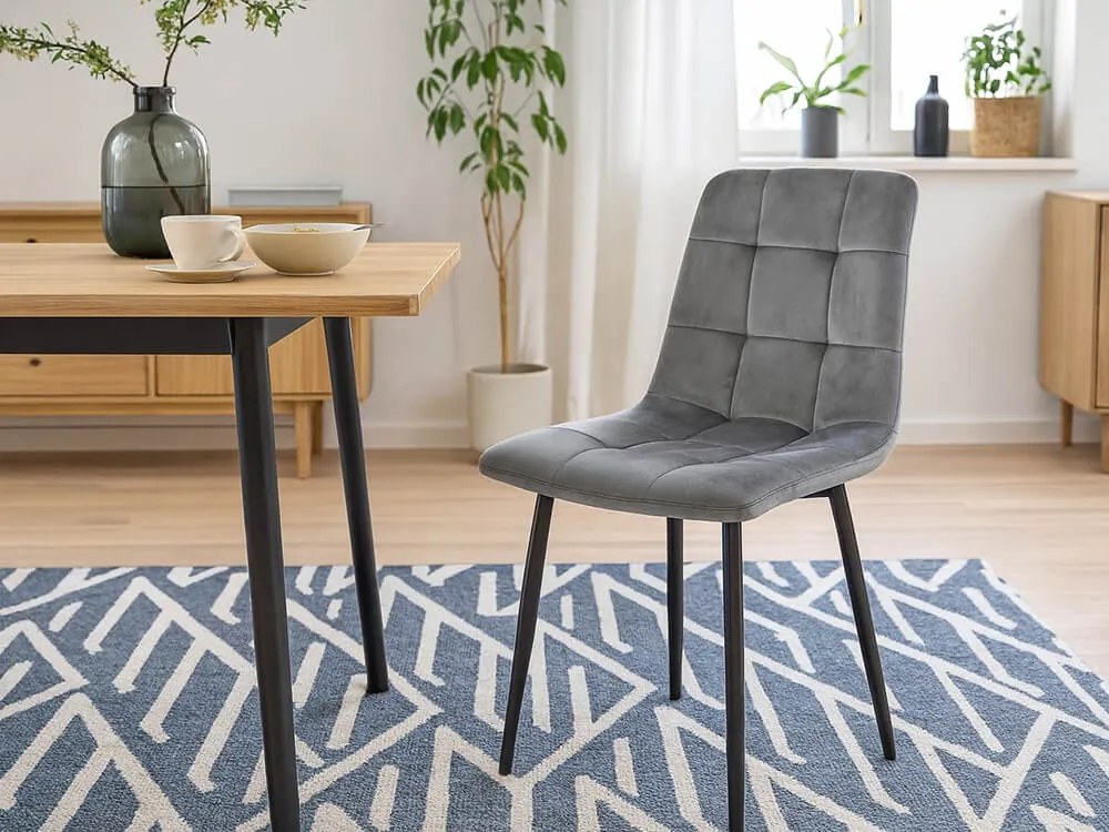 CH Jedálenská stolička Leon - sivá