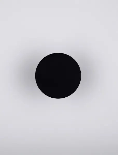 LED čierne svietidlo na stenu Nano 12
