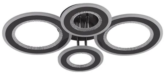 LED Stmievateľný prisadený luster LED/100W/230V 3000-6500K + diaľkové ovládanie