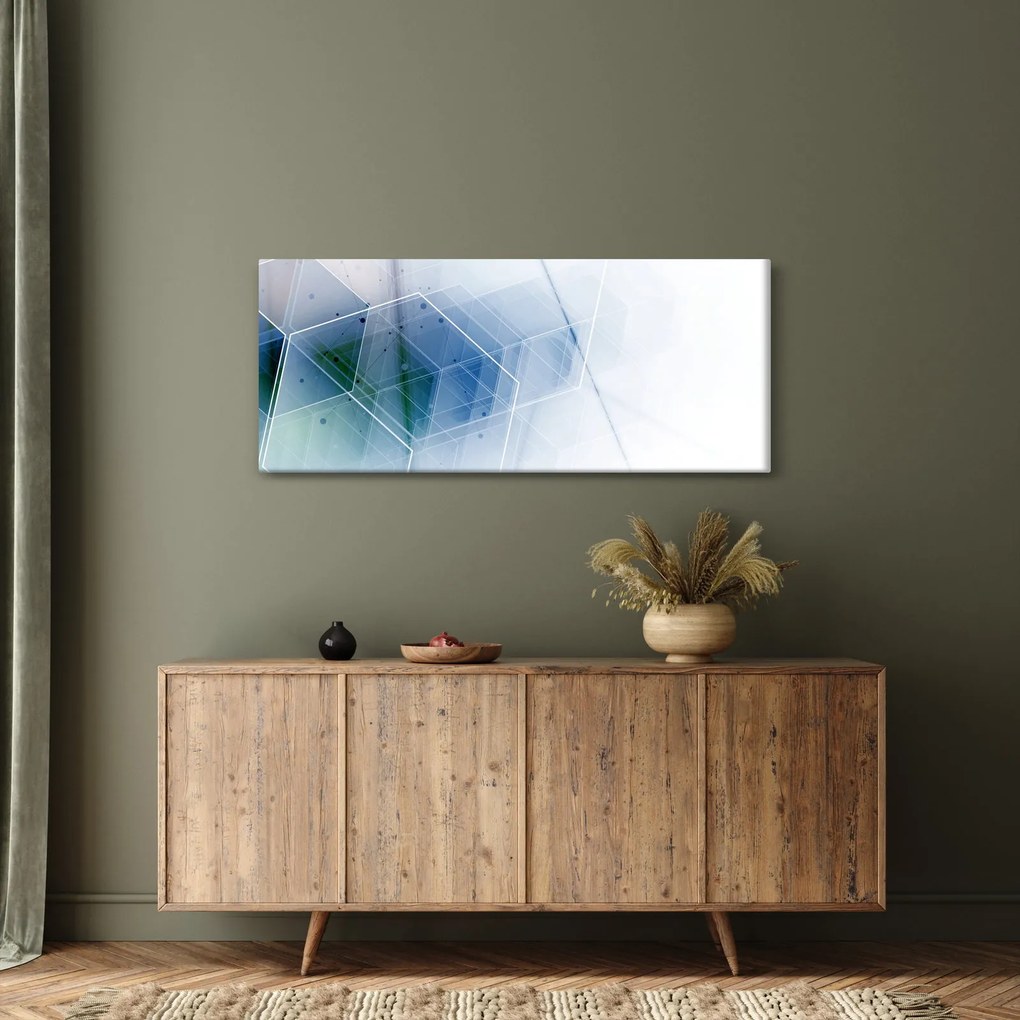 Obraz - Geometrické útvary (120x50 cm)
