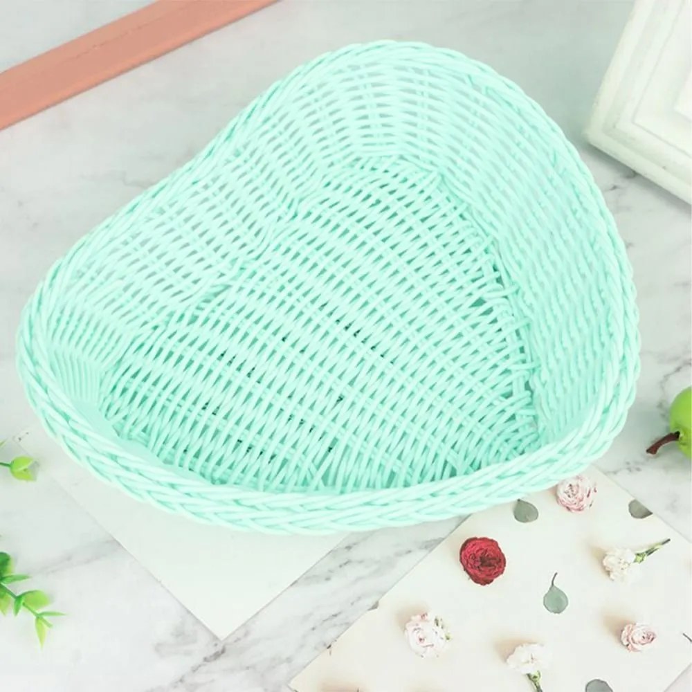 GFT Plastový košík - zelené srdce