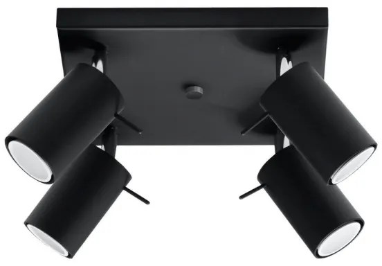 Brilagi -  LED Bodové svietidlo ASMUS 4xGU10/7W/230V čierna