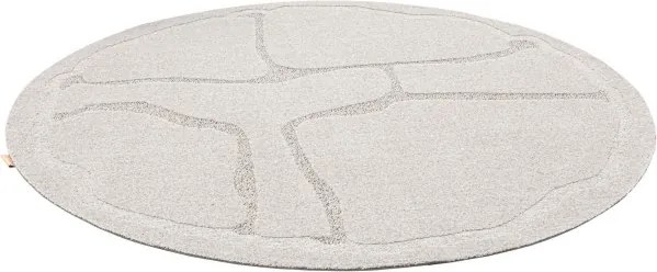 Koberec Agnella Morphic Organica svetlosivý kruh