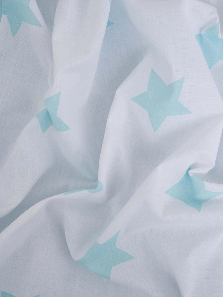 Bavlnená obliečka na vankúšik Renforcé 40 × 40 cm – Estrelas mentolové 2 ks