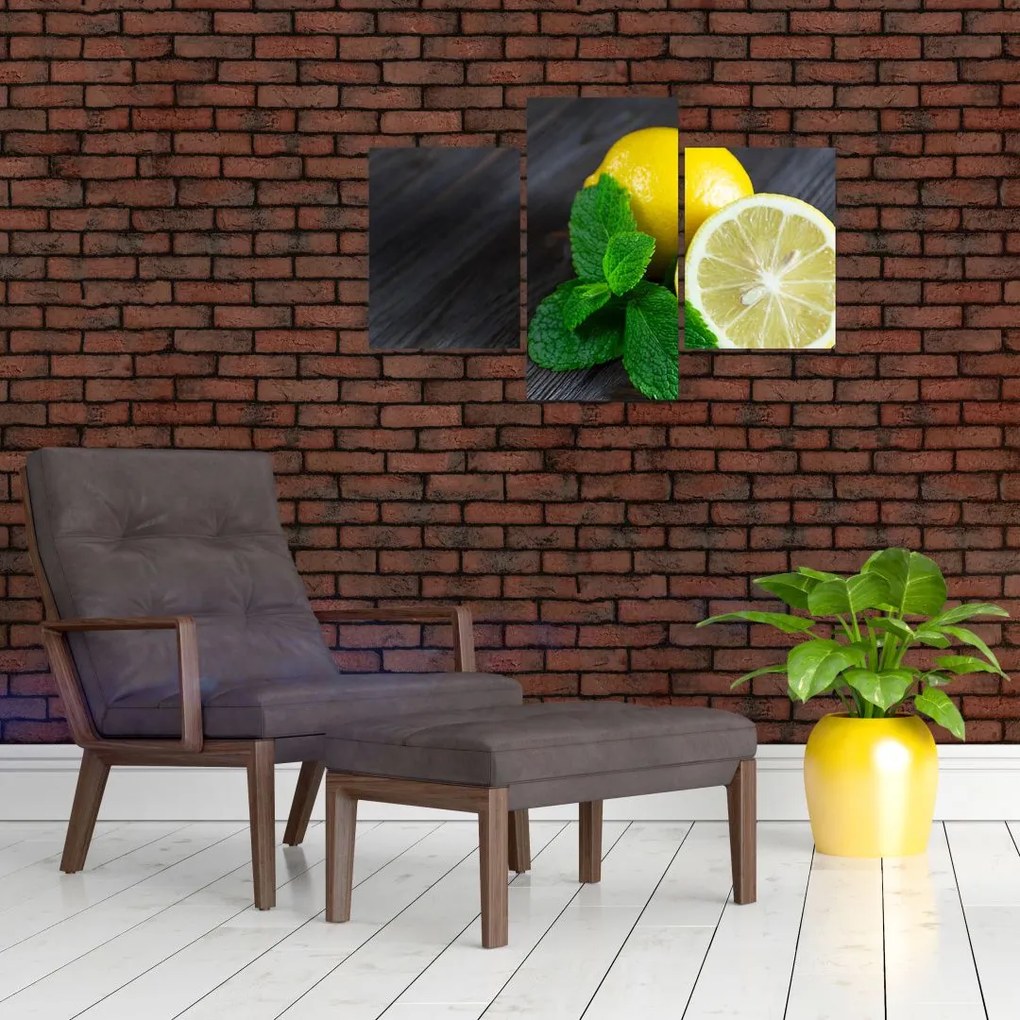 Obraz citrónu na stole