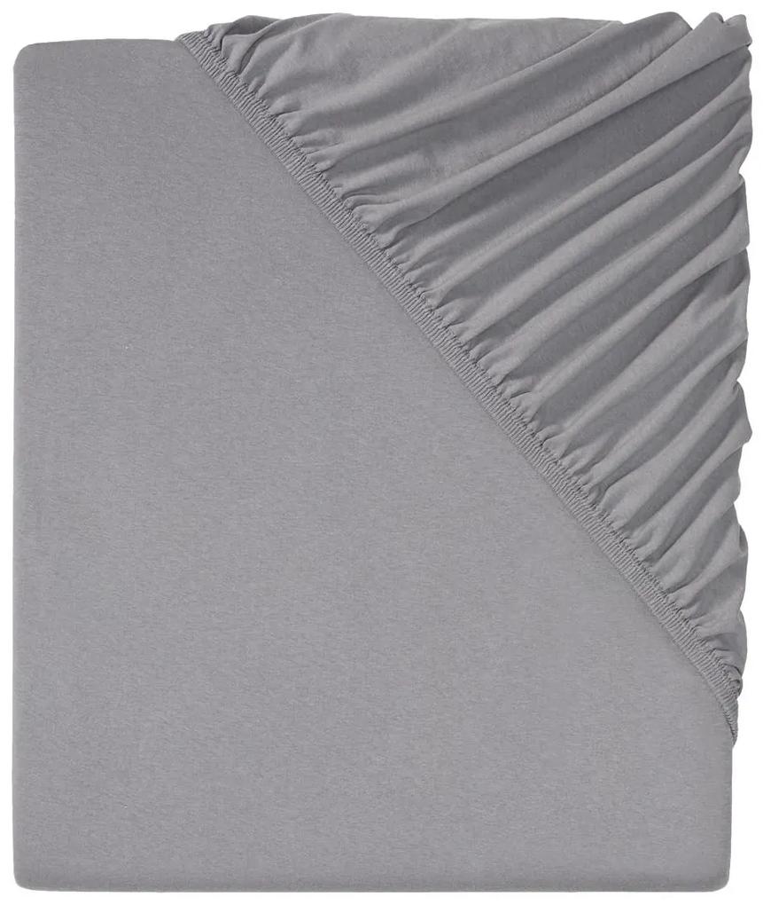 Barbara Becker Džersejová napínacia bavlnená plachta BIO, 90-100 x 200 cm  (bledošedá), šedá (100325935) | BIANO