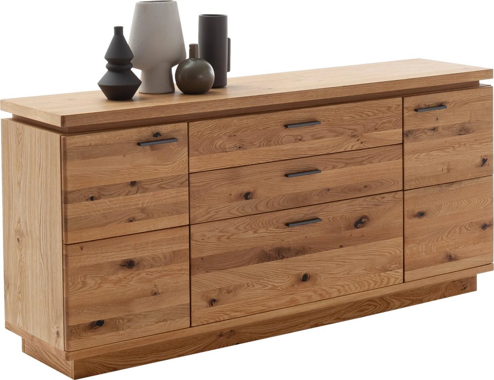 XXXLutz ŠIROKÁ KOMODA, dub, 180/84/44 cm Linea Natura - Komody - 001700023019