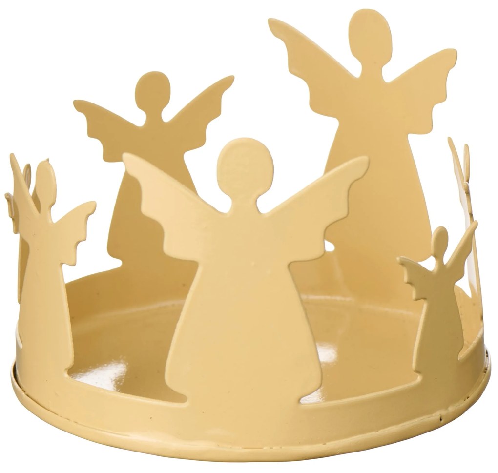 Ib Laursen Svietnik na širokú sviečku Angel Cream