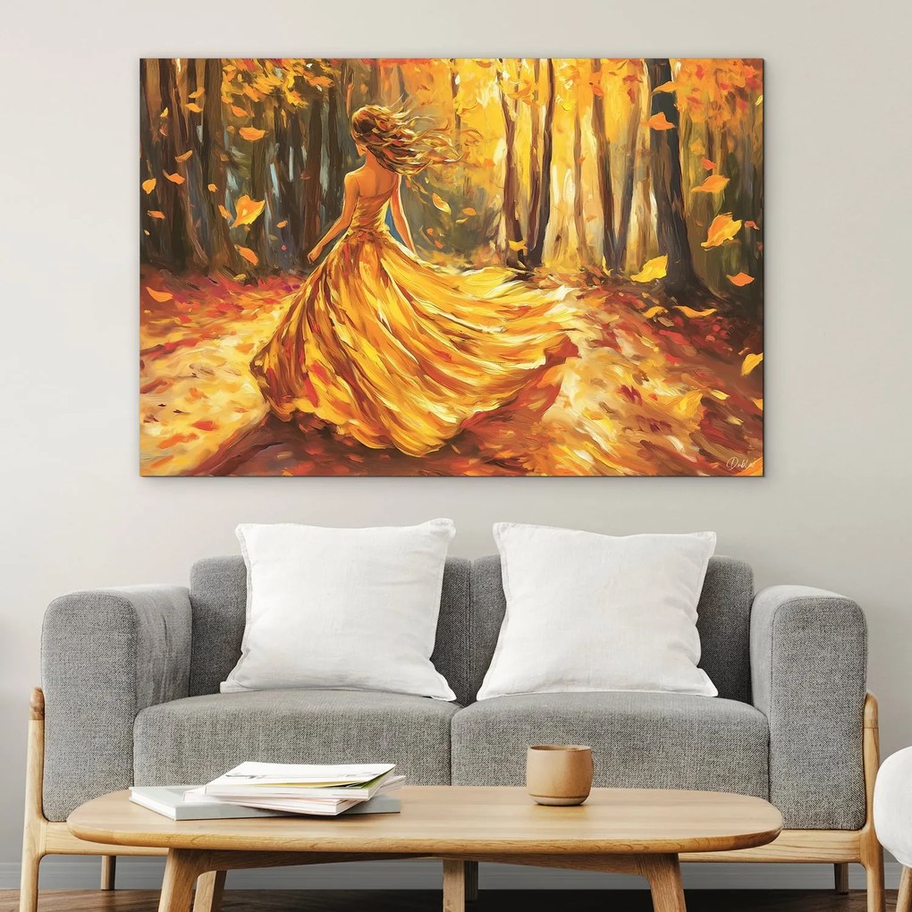 DUBLEZ | Jesenný obraz ženy v lese