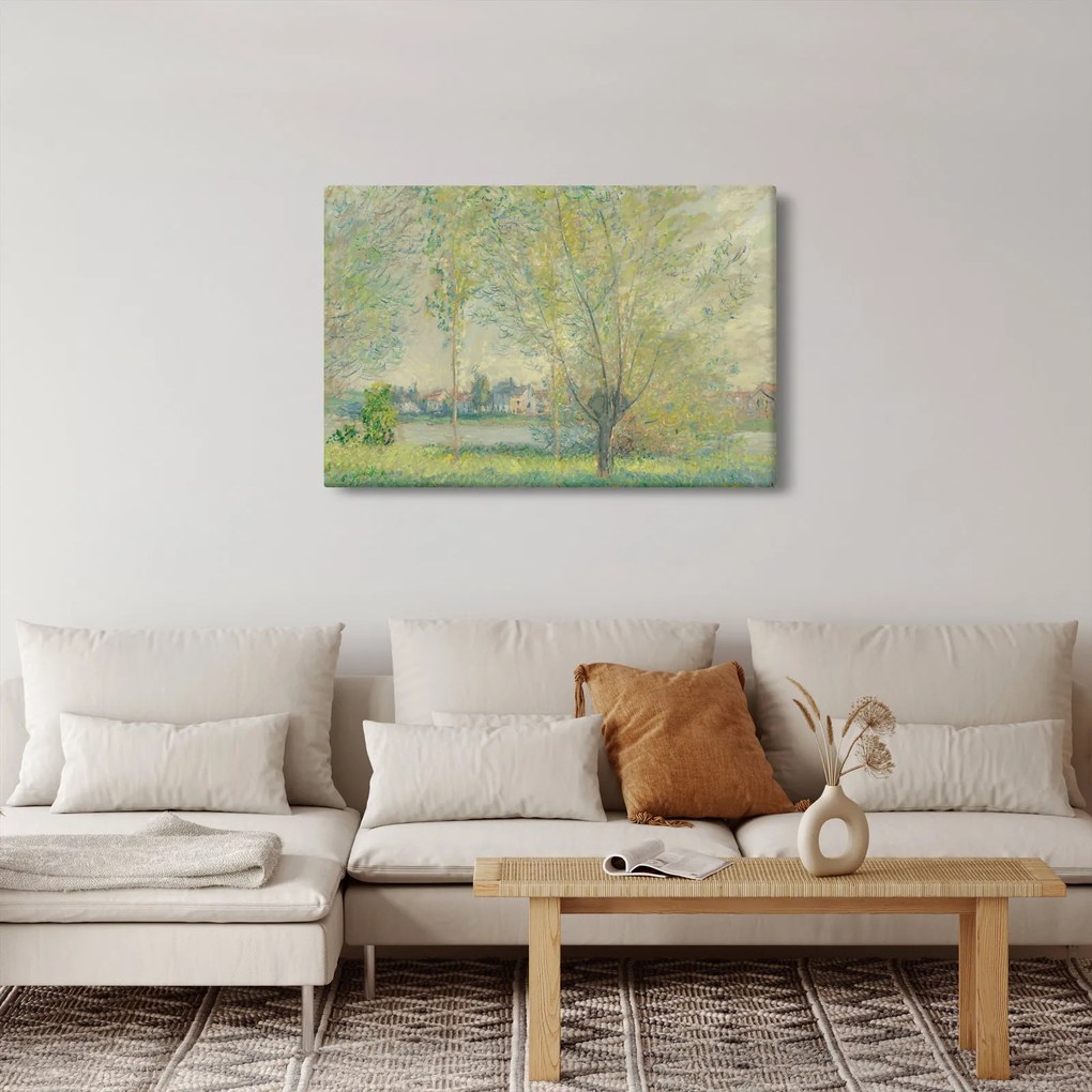 Obraz - Claude Monet, The Willows, reprodukcia (90x60 cm)