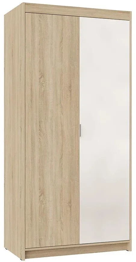 Skriňa Elena Sonoma 2d-1d 1 Zrkadlo