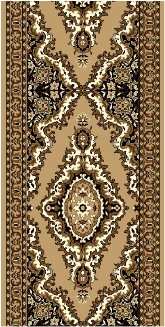 Alfa Carpets Behúň na mieru TEHERAN T-102 beige - šíre 100 cm