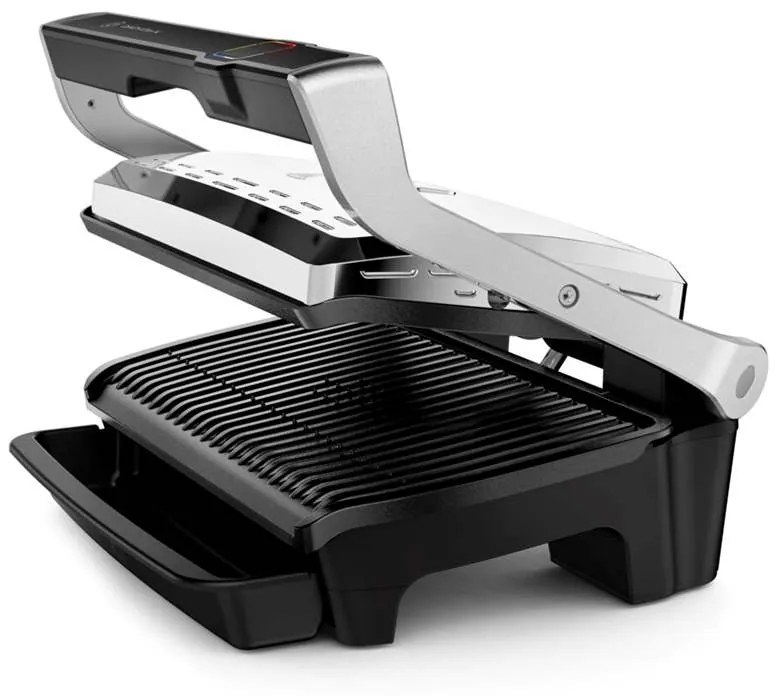 Elektrický gril Tefal OptiGrill Elite XL GC760D30 Nerezový/Čierny