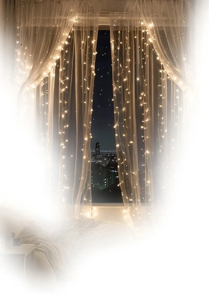 Vianočné svetielka vnútorné teplá biela 200 LED