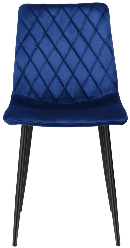 Čalúnená designová stolička ForChair II modrá