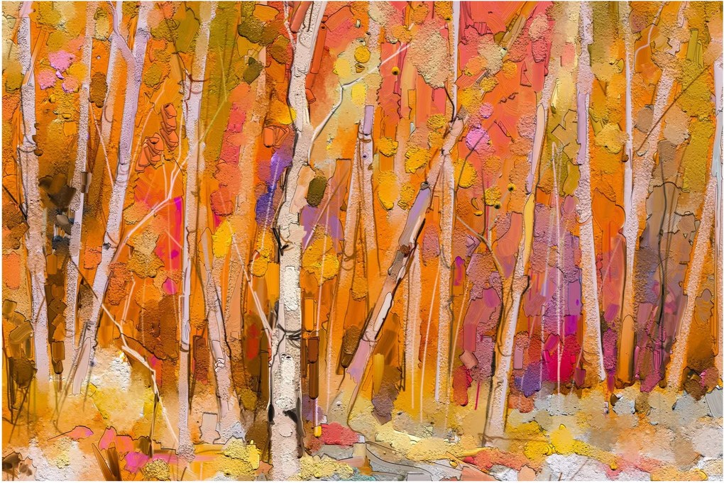 Obraz - Jesenný les (90x60 cm)