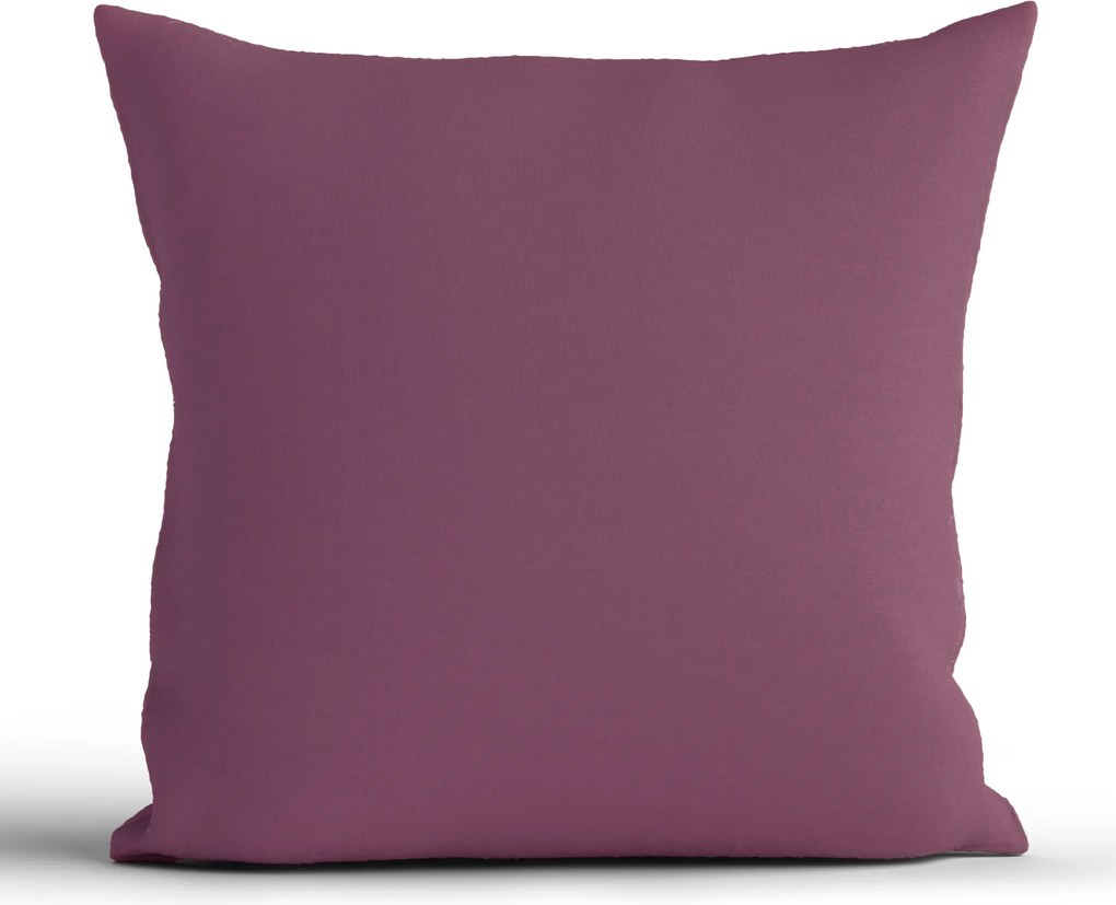 Bavlnená obliečka na vankúš Renforcé 40 × 40 cm - Jasmine ametystová