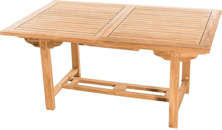 DEOKORK Záhradná teaková zostava TWIN 1+3+1