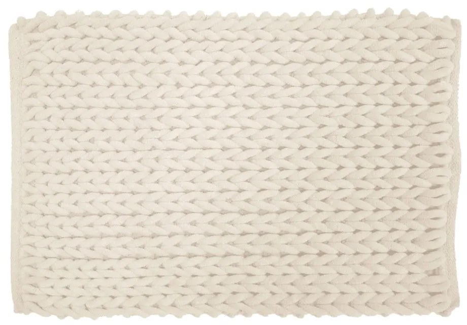 Krémová kúpeľňová predložka 50x80 cm Ariel – douceur d'intérieur