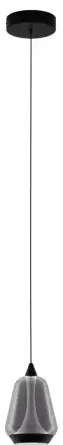 Minimalistický luster Alish 1 Čierna
